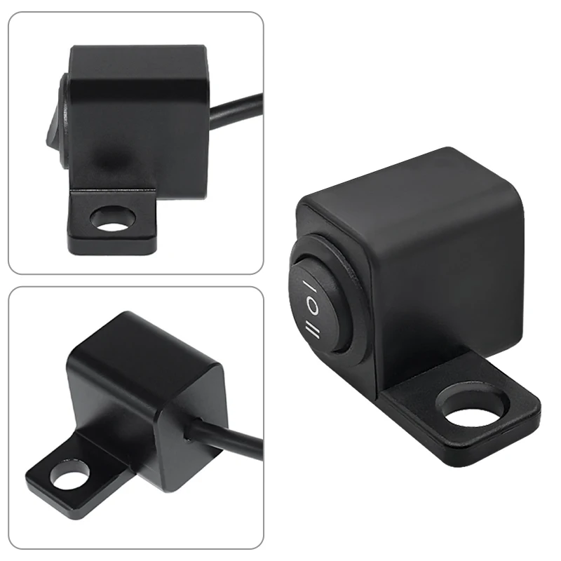 Left 3-way motorcycle switch Side Mirror Mount Heavy Duty Universal