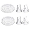 6pcs Silicone Diaphragm & Duck Mouth Set Rubber Duckbill Valves & Silicone Diaphragm set Replacement for Breast Pump 2