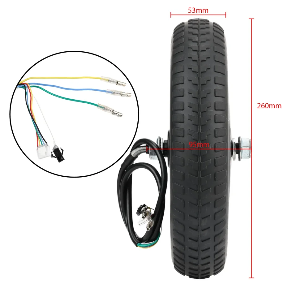 Moteur Monorim 500W 48V Pour Scooter Segway Ninebot Max G30 - Avec Pneu 10 Pouces