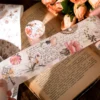 TIANZI 30mm/50mm*2m Vintage Plant Masking Washi Tape Flowers Sticker Aesthetics Diy Scrapbooking Sticker School Supplies 5