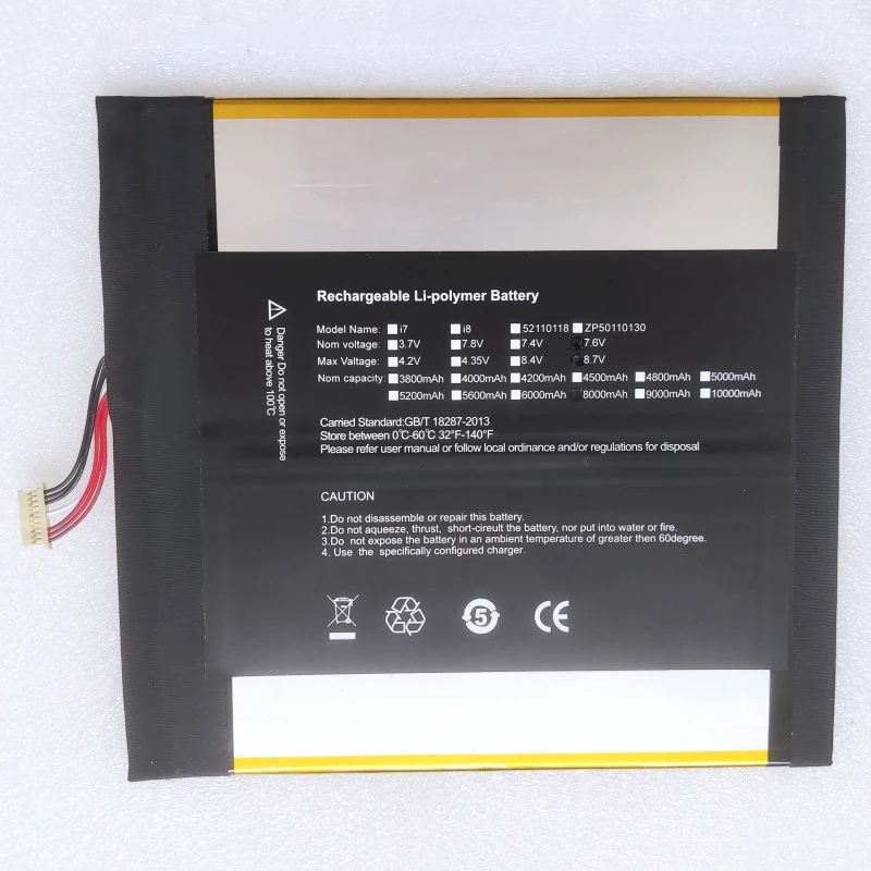 Bateria do Portátil para Alldocube gt Livro 13 Gtbook 13 Pro Gtbook 13 Plus Netbook 7.6v 68.5 wh 8000mah Novo Nv4181752s2p - Imagem 5
