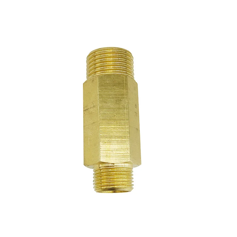 Copper External Direct Extension Pipe External Tooth Threaded Fitting 1/8 1/4 3/8 1/2 BSP Male Water Oil Gas Adapter Connector