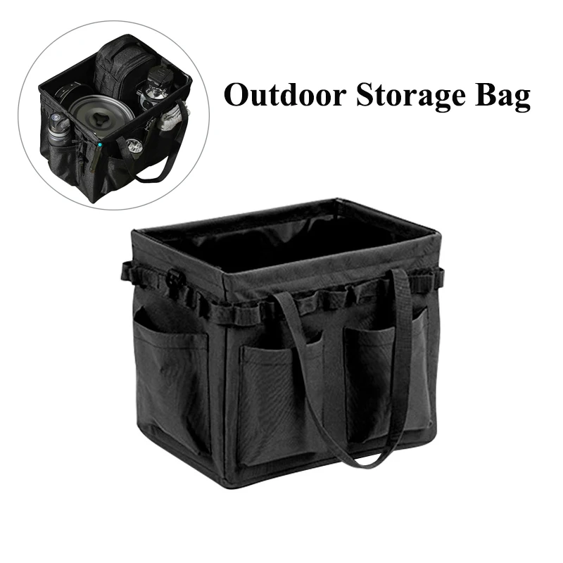 

Outdoor Camping Large Capacity Storage Bag Meal Bag Ground Nail Tool Tableware Bag Picnic Travel Carry Bag Gas Tank Storage Bag