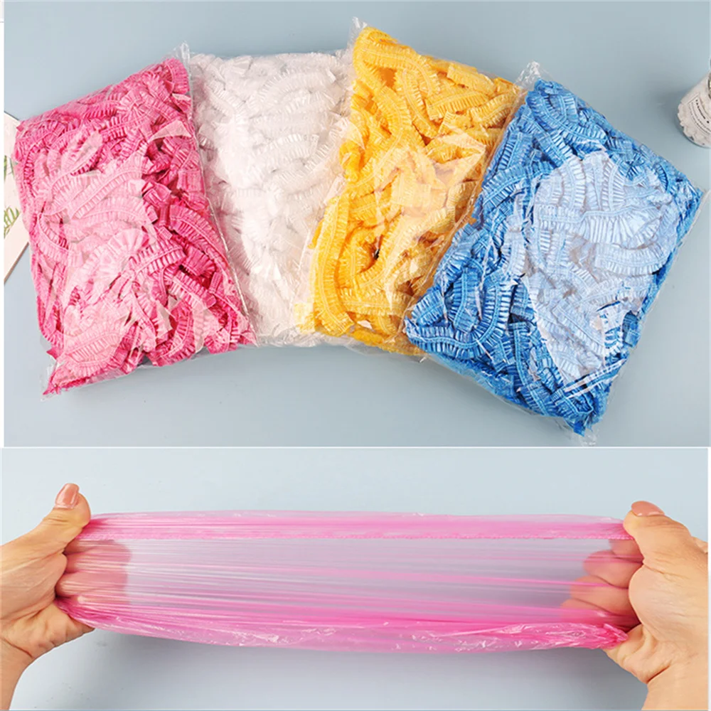 Disposable shower cap 50/100Pcs women waterproof
