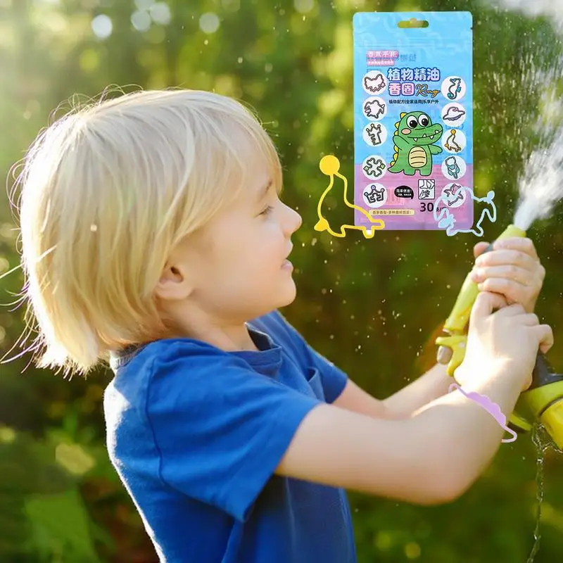 성인용 안티 플라이 팔찌, 물기 방지 Gnats 팔찌, 천연 어린이 Gnat 제거제, 어린이 피부 보호, Gnat 발 링 원예