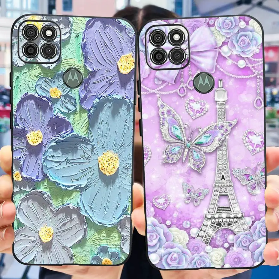 Per Motorola Moto G9 Power Phone Case Fashion Custodia Morbida In Silicone Nero Per Motorola Moto G9 (India) G 9 Play Plus Motog9 4G