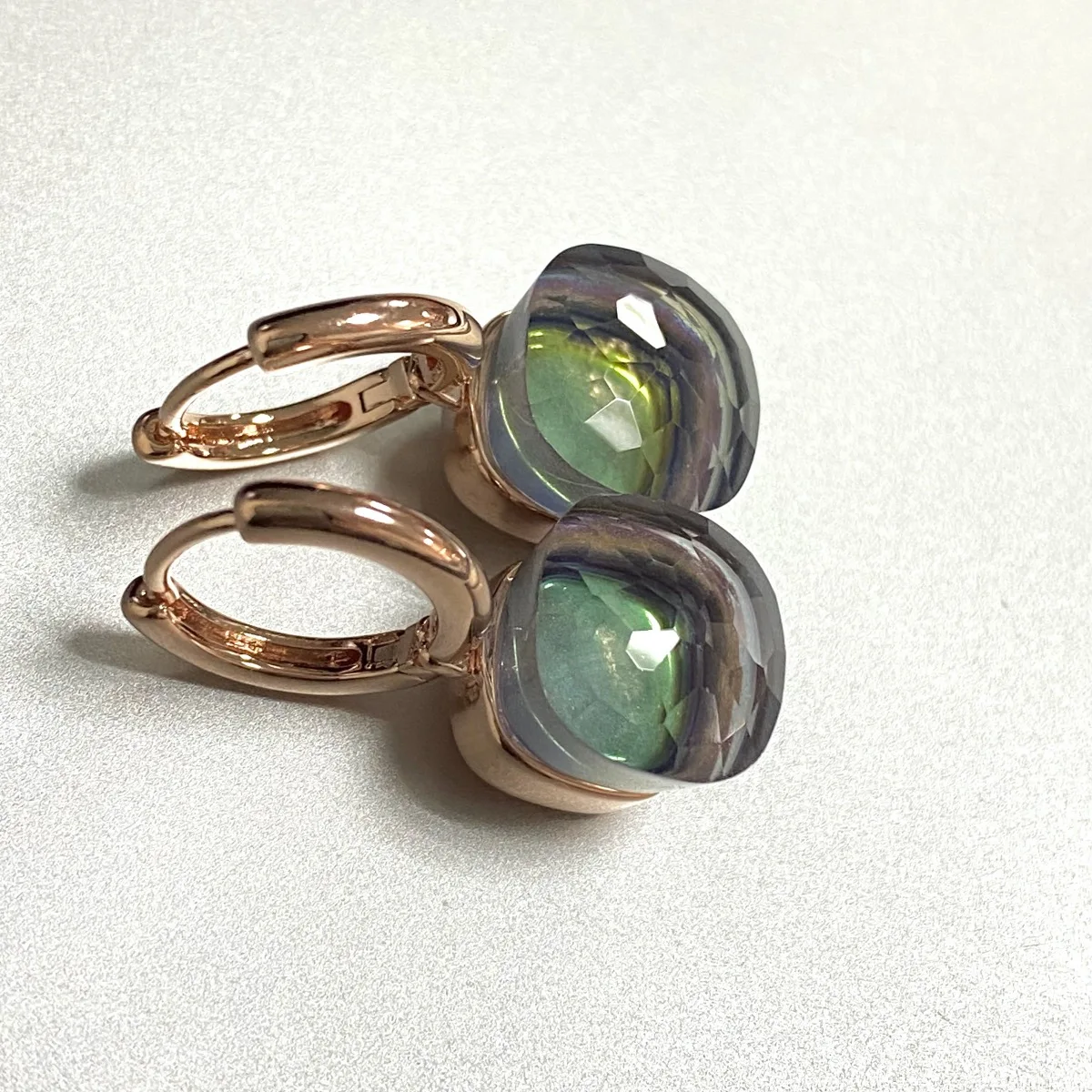 S93923879ae544194a29bb099f0552ffad Classic Earrings For Women Amethyst Crystal Earrings Copper With Gold Plated Square Candy Colors Earrings Fashion Jewelry Mallzona