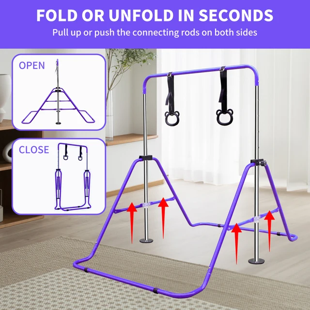 Adjustable Kids Gymnastic Bar 5