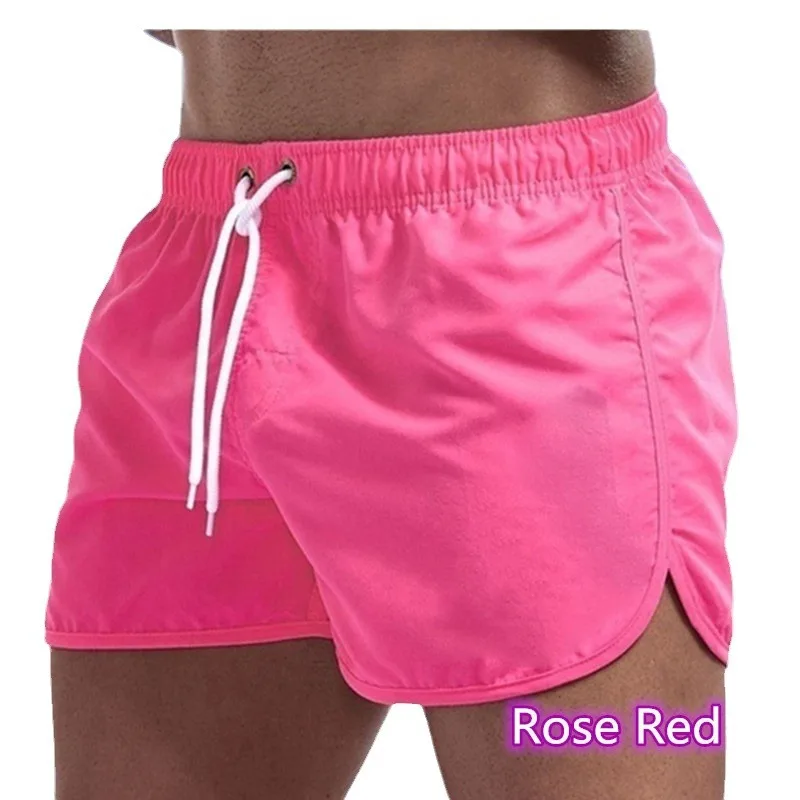 Men Swimming Shorts Swimsuit Swimwear Multi Color Briefs Beach Shorts Sports Suits Surf Board Shorts Swim Male Trunks 2025 New 5