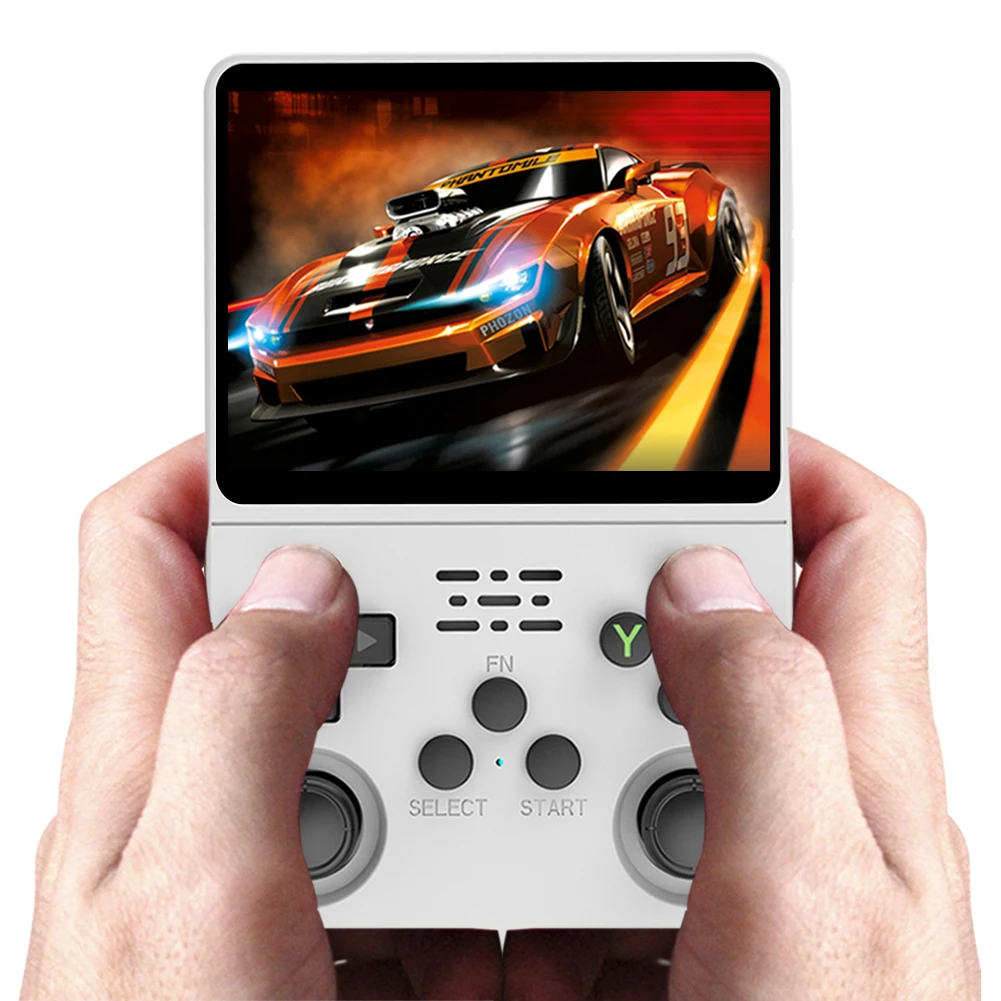 R36S Portátil Pocket Video Player, Jogadores de Jogo Handheld, Sistema Linux, 3.5 "Tela IPS, 64 GB, 128GB, 10000 Jogos, Presente das crianças