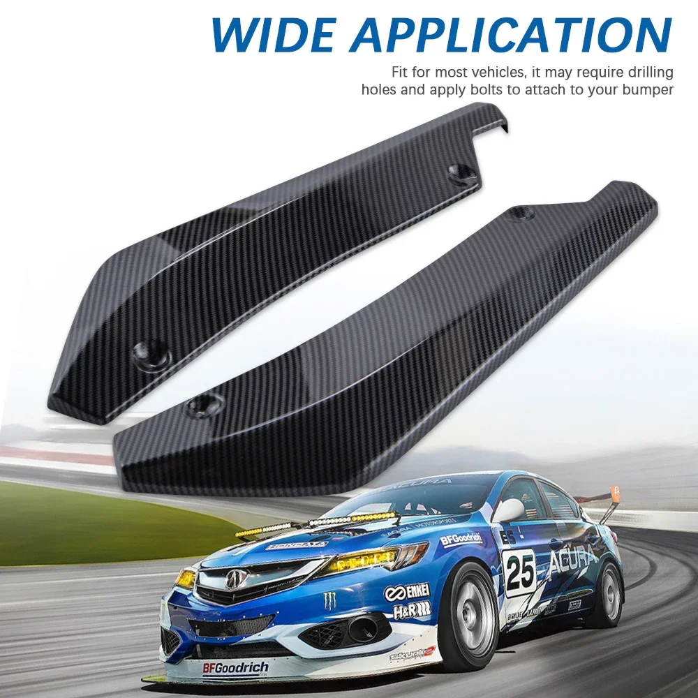 Carbon Fiber Rear Bumper Splitter Diffuser For Car Exterior