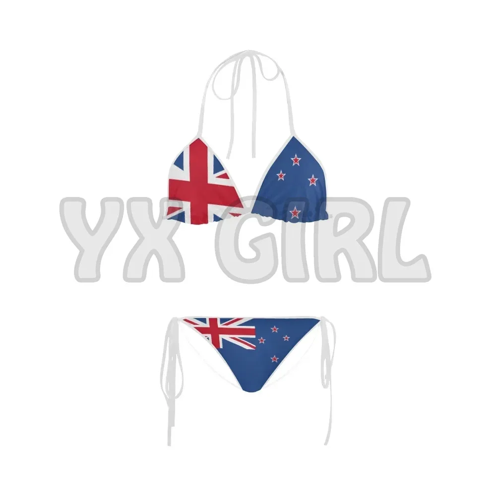 Panama Swimwear Vintage 2-Piece Bikini  3D All Over Printed Sexy Bikini Summer Women For Girl Beach Swimsuit Cosplay Clothes