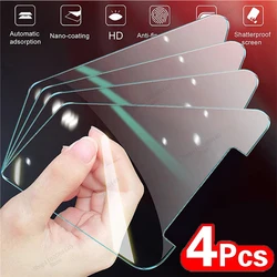 Premium 4 - Pack Tempered Glass Screen Protectors - Universal Fit - 4 Pieces (J6 2018)