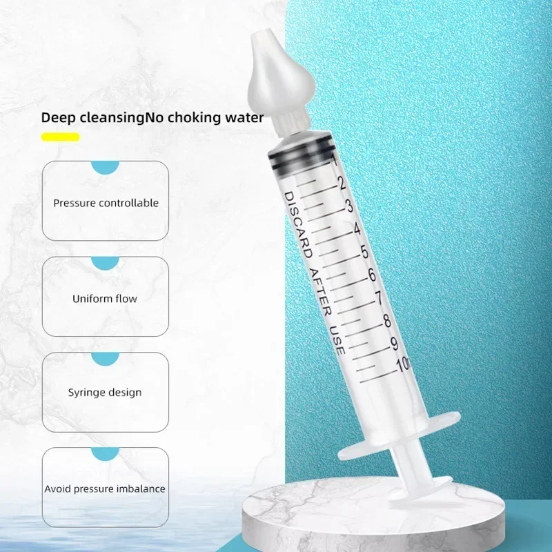 10/20ML Baby Nasal Washer Rhinitis Needle Cleaning Nasal Aspirator Children Syringe Kids Cleaning Health Care Multi-colors 4