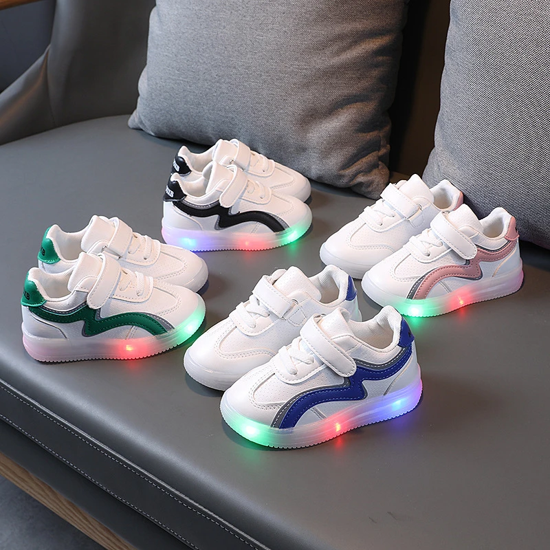 Kliniek Preventie Smerig Maat 21 30 Kinderen Lichtgevende Sneakers Jongens Gloeiende Casual Schoenen  Meisjes Anti Gladde Sneakers Baby Led Schoenen Met licht Up Sole| | -  AliExpress