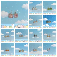 13pcs Kpop Jewelry Earring Cartoon Cute Drop Earrings Gift for Girls Women