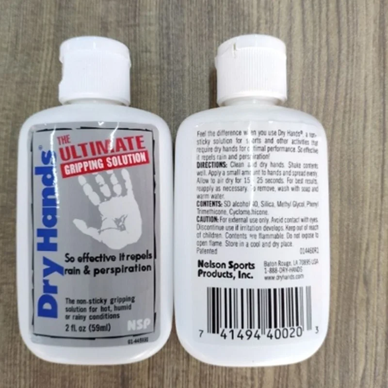 

59 мл Антискользящая поглощающая влагу жидкость для рук для спорта захвата шеста танцев, бейсбола, гольфа, тенниса, дождя движения