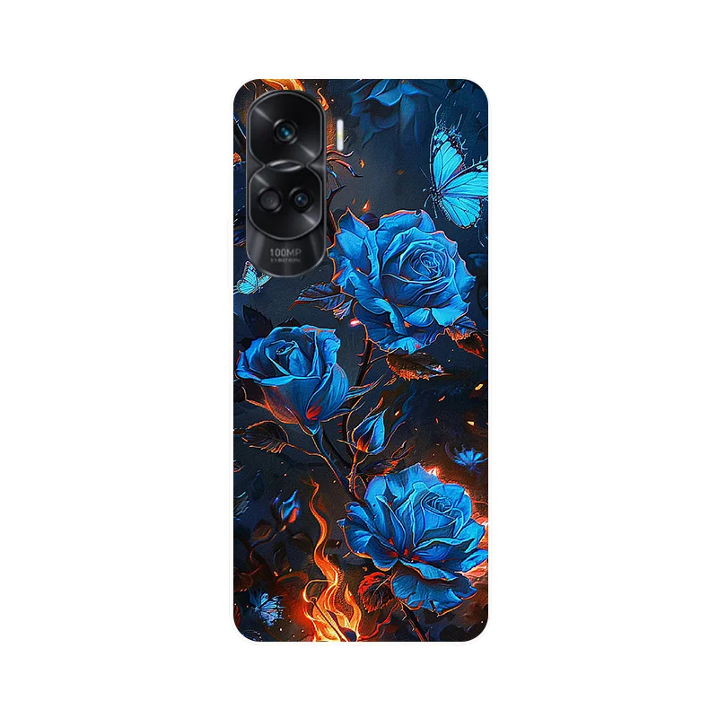 Wolf Painted Shockproof Soft Silicone Phone Case