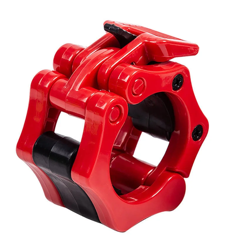 1 pair 2.5cm Barbell And Dumbbell Buckle Austrian Pole Buckle Nut Quick Release Fixing Accessory for Fitness Equipment