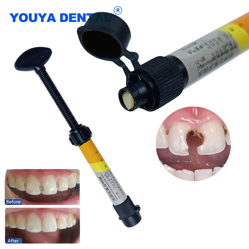 A1 A2 A3 Shade Dental Light Cure Composite Curing Light Dentist Resin