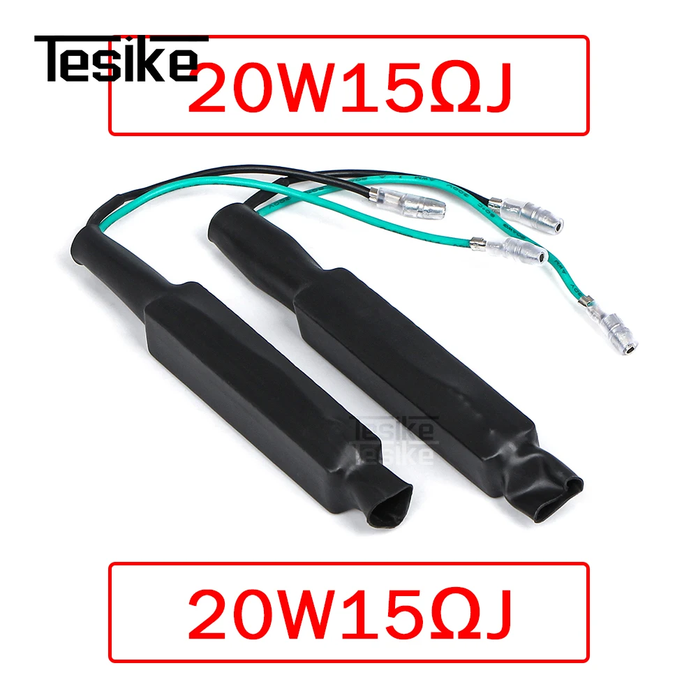 

2 шт. сопротивление мотоцикла мощность 20 Вт 15 Ом J резистор декодирование нагрузки резистор для фонаря поворотника фотовспышка детали для ремонта