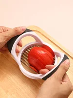 Coupe-pomme en acier inoxydable, cordeur et trancheur, poignée légère antidérapante, outil de cuisine pour une préparation facile des fruits 4