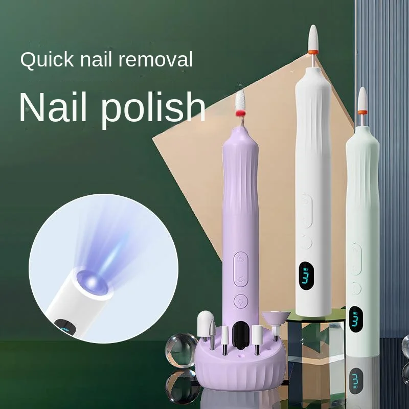 

Electric Nail Drill Machine Nail Grinder Polishing Machine Portable Mini Electric Manicure Art Removal Gel Dead Skin Tools