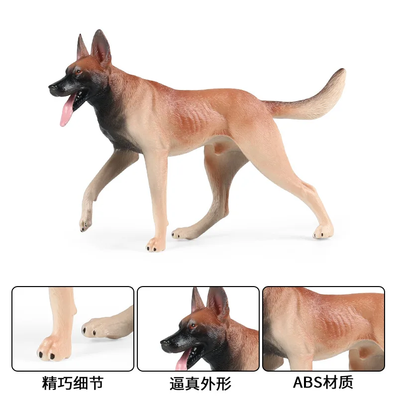 

Simulation of children's solid wildlife model dogs, horses, dogs, Great Danes, sheepdogs and golden retrievers ornaments toys