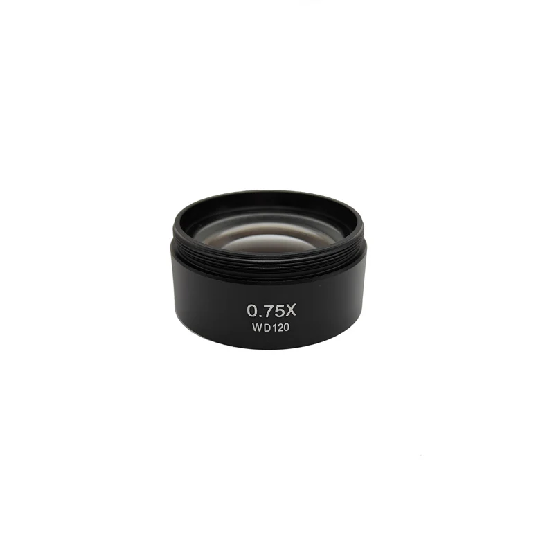 Microscope Objective Lens 0.3X/0.5X/0.7X/0.75X/1X/1.5X/2X Microscope Auxiliary Objective Lens for Trinocular Binocular