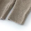 Autumn Winter New 100% Cashmere Sweater Men's Half High Collar Knitted Pullover Thickened Warm Jacquard Bottom Shirt Men's Wear 4
