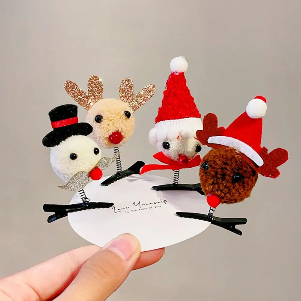 Nuovi Fermagli Per Capelli Di Natale Per Ragazze Bambini Cappello Di Natale Corna Di Cervo Forcine Festa Di Natale Vestire Accessori Per Capelli