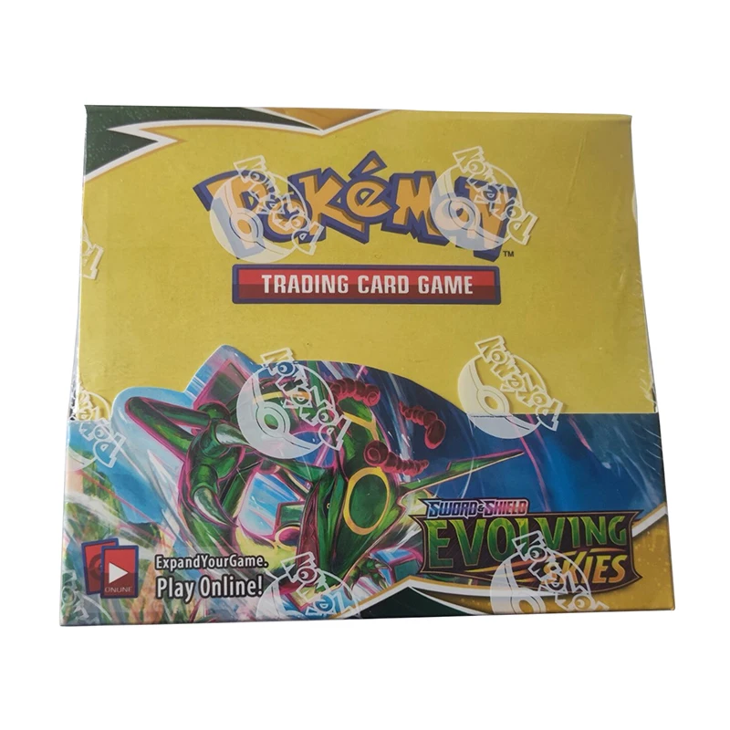 

English Version Pokemon TCG: Sword & Shield-Evolving Skies Booster Display Box (36 Packs) Card Lost Origin Scarlet Violet