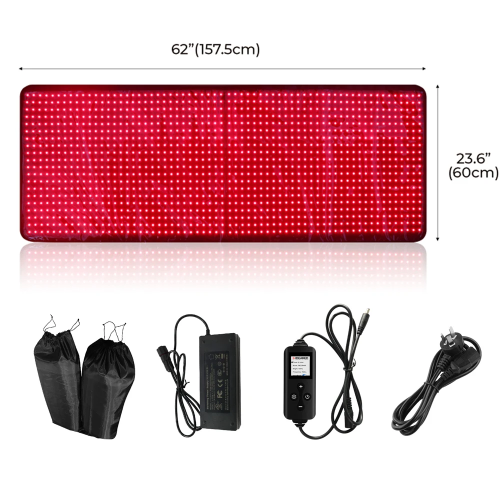 

Infrared Led Photon Therapy Beauty Yoga Pad Full Body Red Light Therapy 660nm 850nm Mat For Home Use