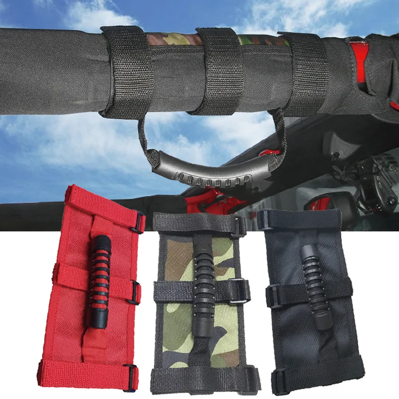 4 X4Wd Bracciolo Superiore Maniglioni Grip Bar Drawing Tab Roll Bar Mount Per Jeep Wrangler Cj Tj Jk Jl Sports Sahara Rubicon