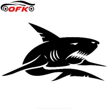 

PLAY COOL Car Sticker Animal Angry Shark Windscreen Automobiles Accessories Vinyl Decals for BMW VW Audi Octavia Gti,20cm*11cm