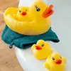 4pcs Rubber Duck Family Squeak Ducks Baby Shower Toy Float Bathtub Yellow Duck Toy Gift for Toddlers Boys Girls Kids Birthday 1