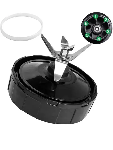 Pièces de rechange lame inférieure Ninja 6 ailerons femelle pour mélangeur Nutri Ninja Auto iQ BL480 BL480D BL482 BL456 BL660 BL663 BL770 1