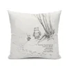 Winnie the Pooh & Piglet Friends Forever Cushion Cover Pillowcase Cushion Pillow Home 1