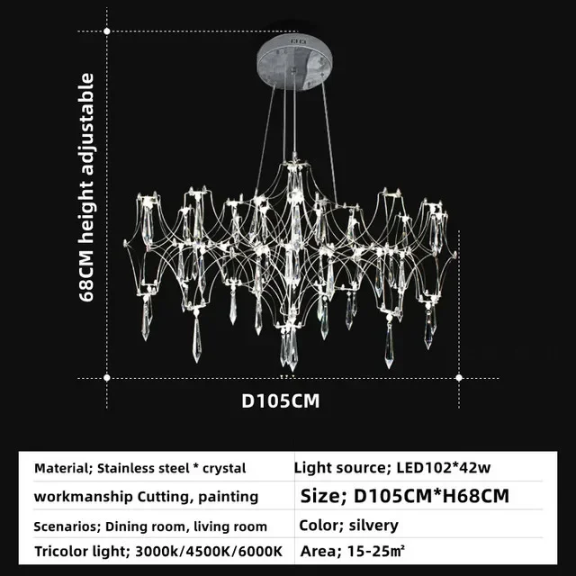 Silver 105cm
