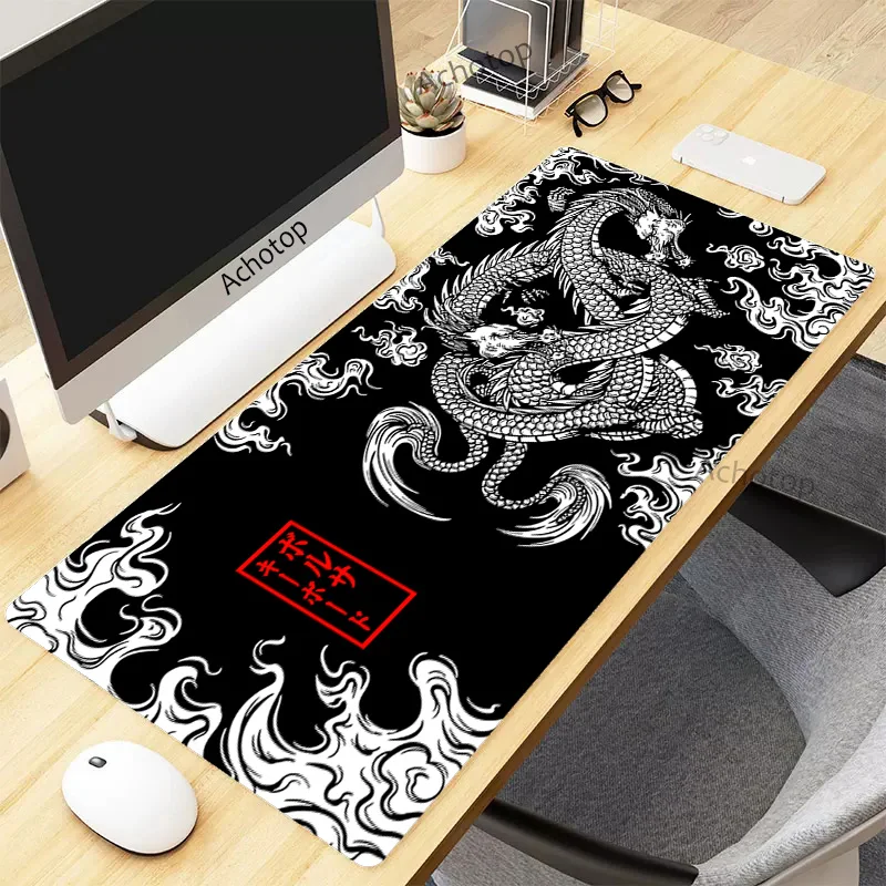 thumbnail image 1 of Alfombrilla de ratón para ordenador Gamer Strata Liquid Mousepad 900x400 XXL, alfombrilla grande para ratón en blanco y negro, alfombra para escritorio de PC, alfombrilla para teclado, 1 of 5