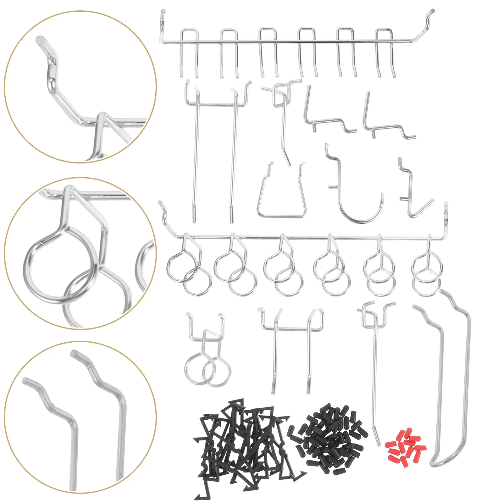

Pegs for Pegboard Hooks Assortment Tool Tools Accessory Kit Accessories Nail Stamping Plate Organizer