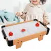 Mini Air Hockey Table with Sliders and Pucks Battle Game,Desktop Playing Field Family Game for Children 4