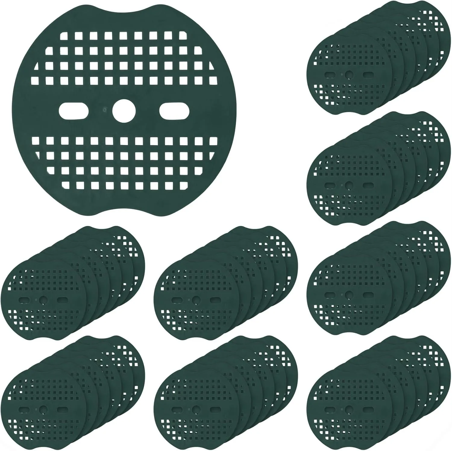 Garden Staples 50 Pcs Garden Stakes Gasket for Landscape Staples U-Sharped Nails Pins Landscaping Flower Bed Weed Barrier Create Sturdier Hold Plant Stakes