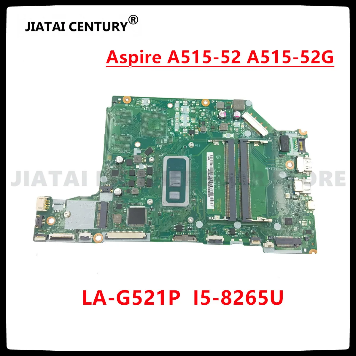 

LA-G521P for Acer Aspire 5 A515-52 A515-52G Mainboard Motherboard CPU I5-8265U SREJP EH5AW NBH1611003 Works Test Ok
