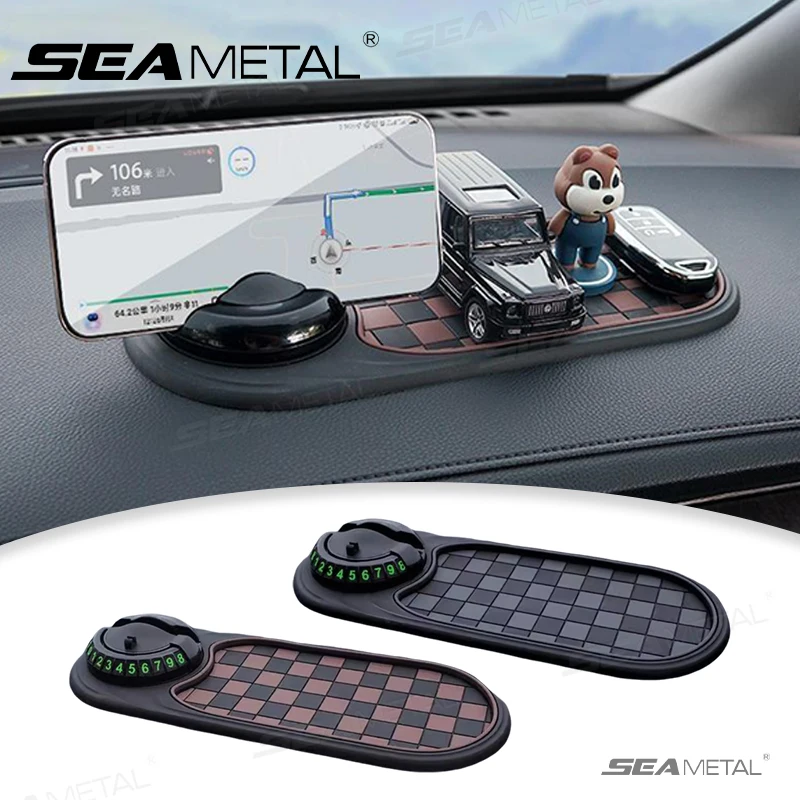Car Phone Mount with Anti Slip Mat Dashboard Holder
