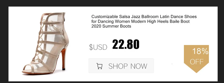 Discounts Sale Jazz Salsa Ballroom Latin Dance Shoes High Heel For Dancing Women Training Ladies Black Flock 1022 Summer Boots
