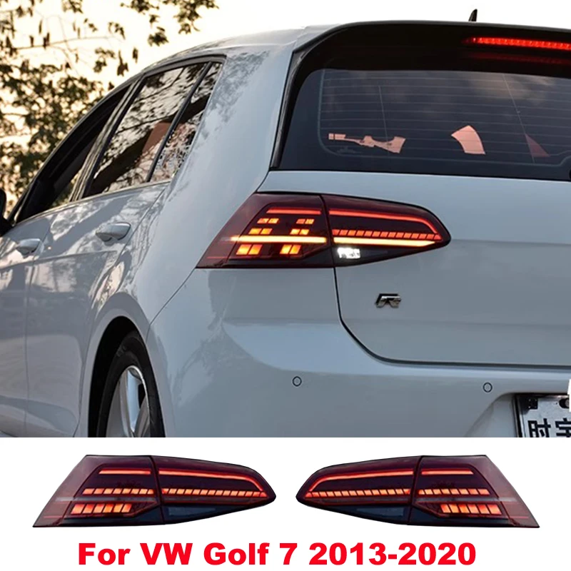 

Задний тормоз для VW Golf 7 светодиодный Tail 2013-2019 Golf 7,5 MK7, задний стоп DRL, анимационный тормоз, автомобильный Стайлинг, задний фонарь, аксессуары