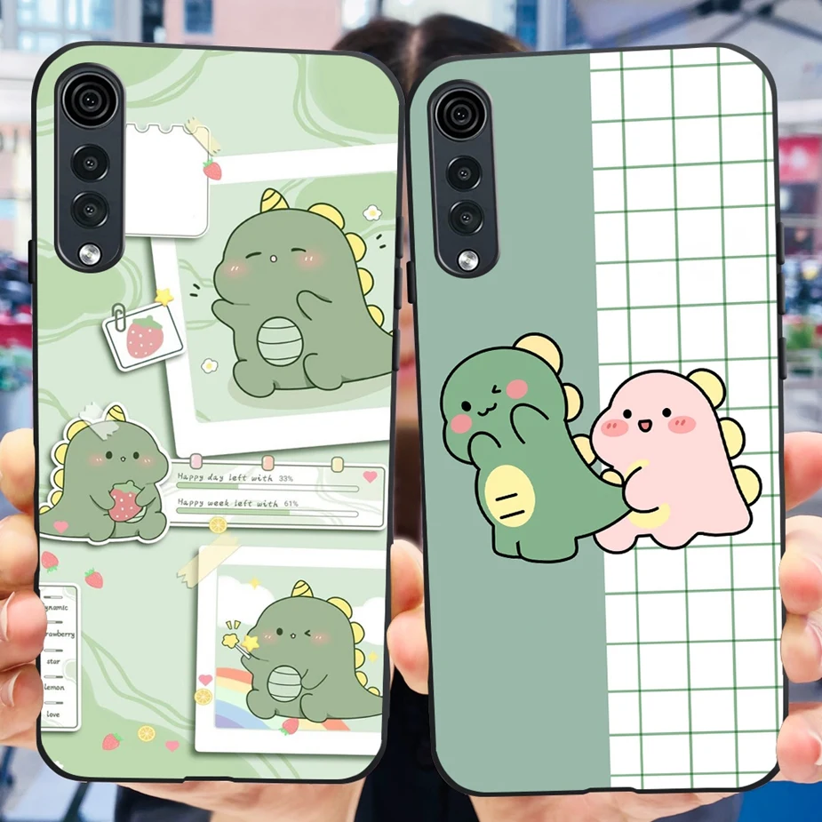 Stylish Painted Silicone Soft Phone Case - 6.8'' Bumper Cover, Compatible with LG Velvet 5G