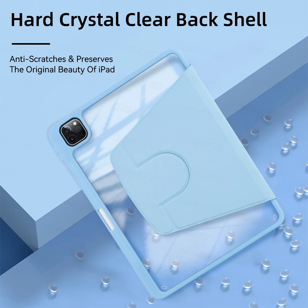 Capa para Ipad Air Caixa de Rotação 360 ° 10.9 Pro 11 12.9 Mini 8.3in2023 10.2 in 9th 2023 10ª Geração 2023 - Imagem 5
