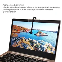 Center Webcam Middle Screen Webcam USB Center Webcam 4K 15fps 8MP Auto Focus 80° Viewing Angle Eye Contact Webcam for PC Laptop 2